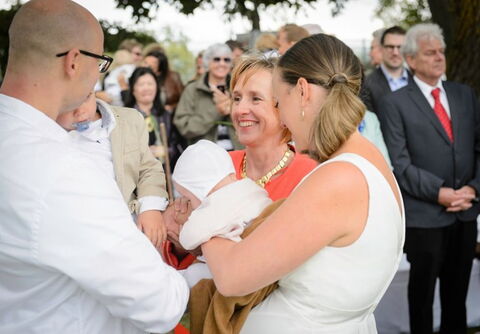 freie Trauung mit Namensfeier, Willkommensfeier, Kindersegen